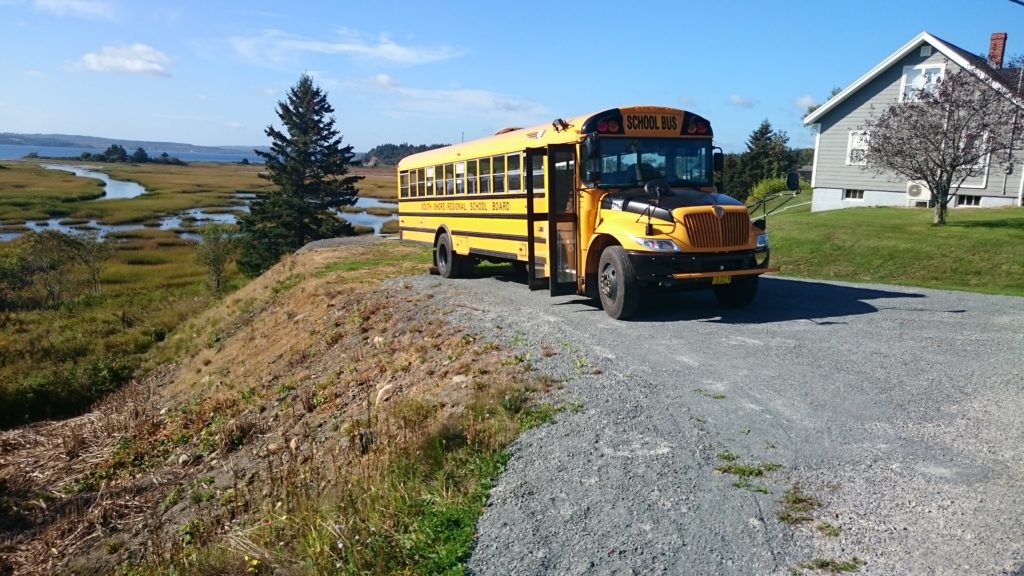 Schulbus in Kanada 